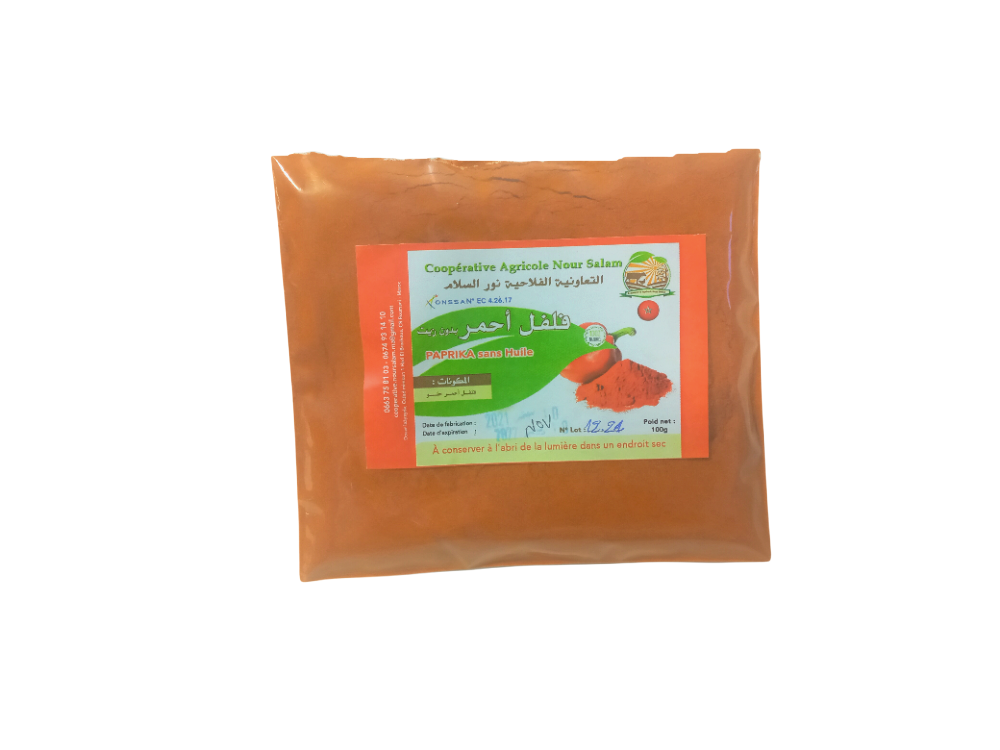 Paprika Doux Sénégal   Produit Maroc